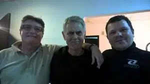 Sergio Vid, Ritchie e Toni Platão - Vivo Rio, 25/05/2018, para o show de Carl Palmer.